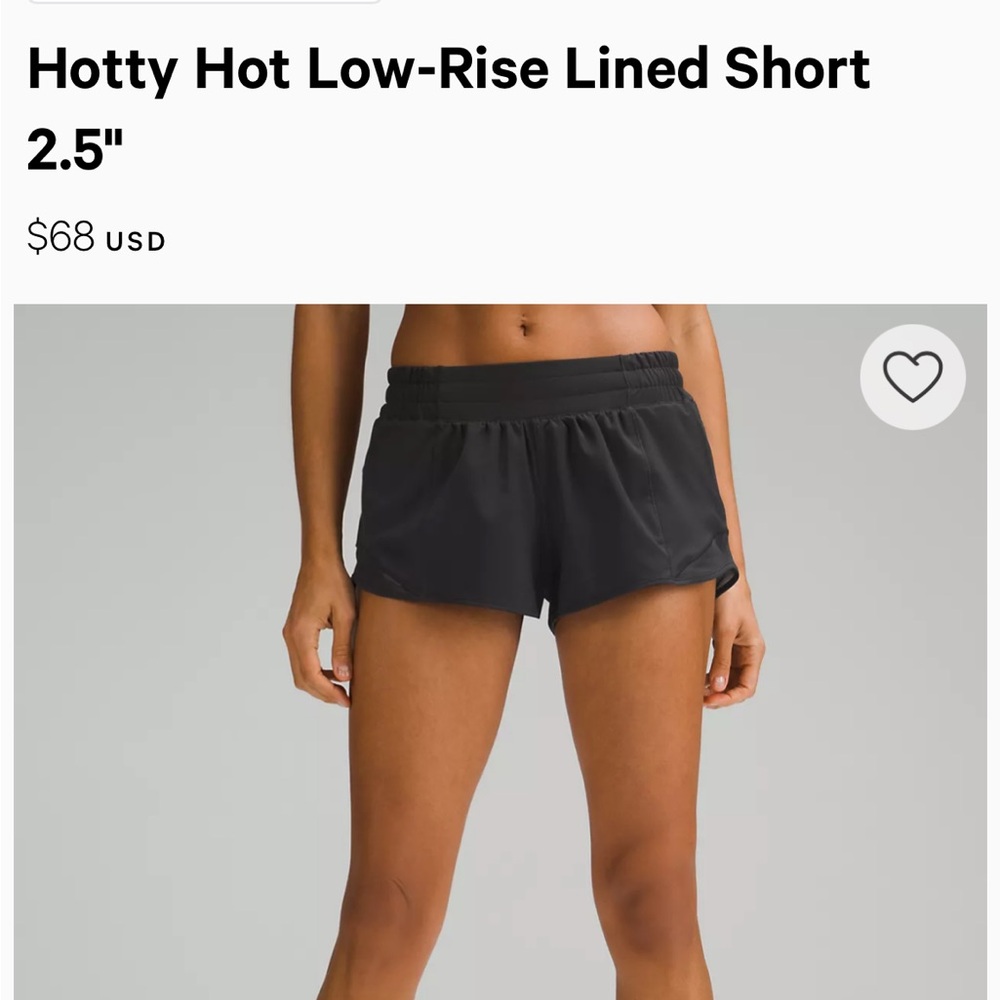 Hotty Hot Low-Rise Lined Short 2.5"